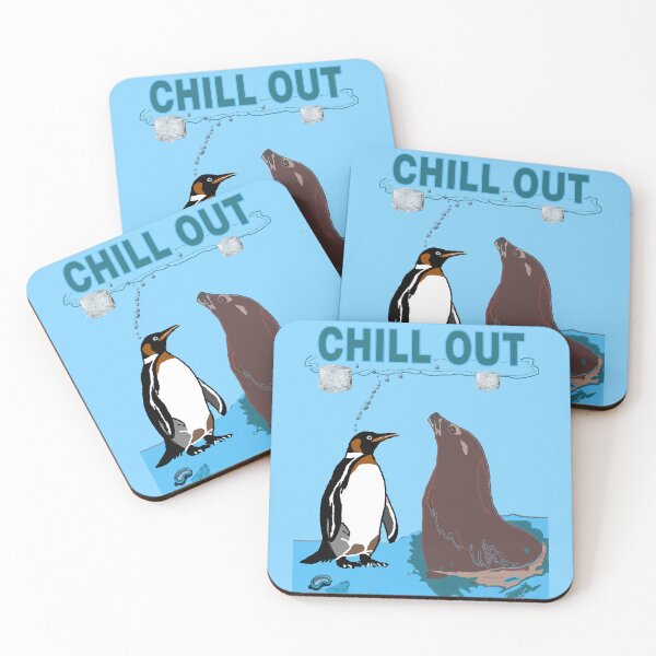 Item preview, Penguin Tells Seal To Chill Out designed and sold by kristalcurt.