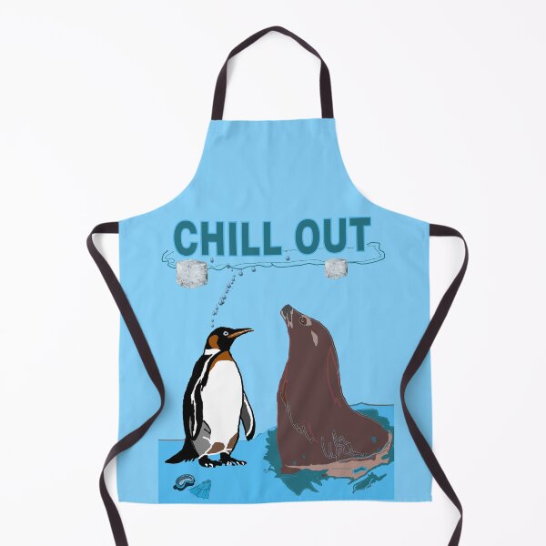 Item preview, Penguin Tells Seal To Chill Out designed and sold by kristalcurt.