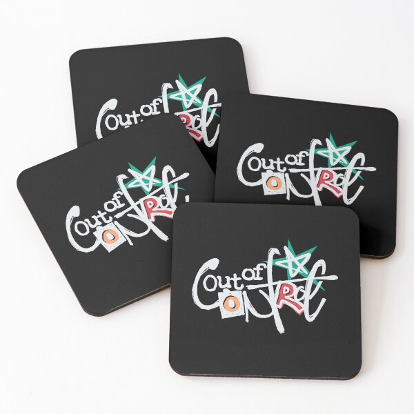 Item preview, Out of Control - Graffiti Typography - Light Gray Edition designed and sold by NoulDesign.