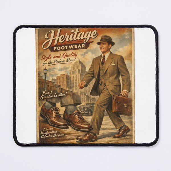 Item preview, Heritage Footwear Style and Quality for the Modern Man designed and sold by ForeverPrintsOK.