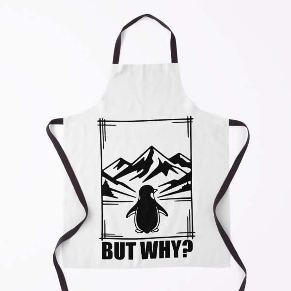 Item preview, Existential Penguin - Philosophical Journey Illustration designed and sold by GrumpySableye.