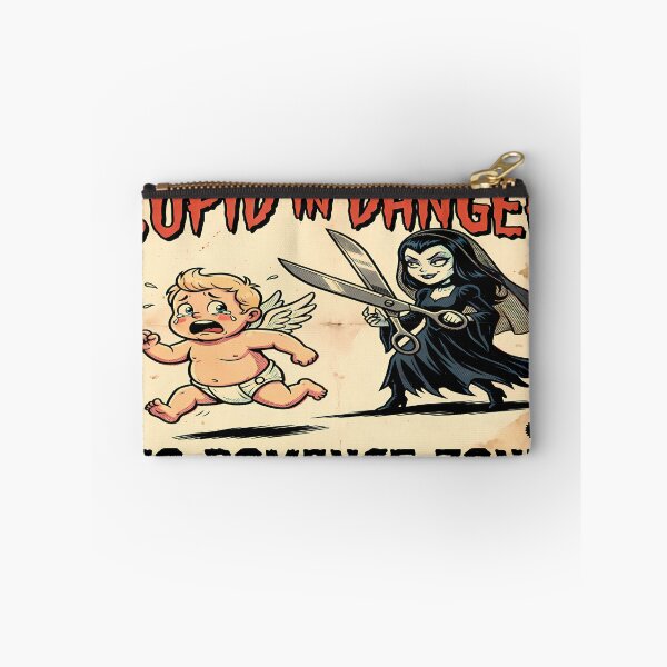 Item preview, Cupid In Danger Vintage Horror Comic Style designed and sold by AI Experiment Lab.