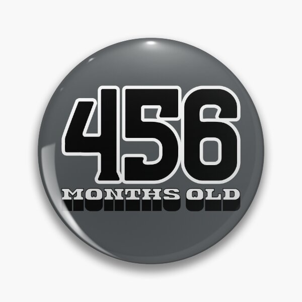 Item preview, 456 Months Old — Funny 38th Birthday Gag designed and sold by downUnderInk.
