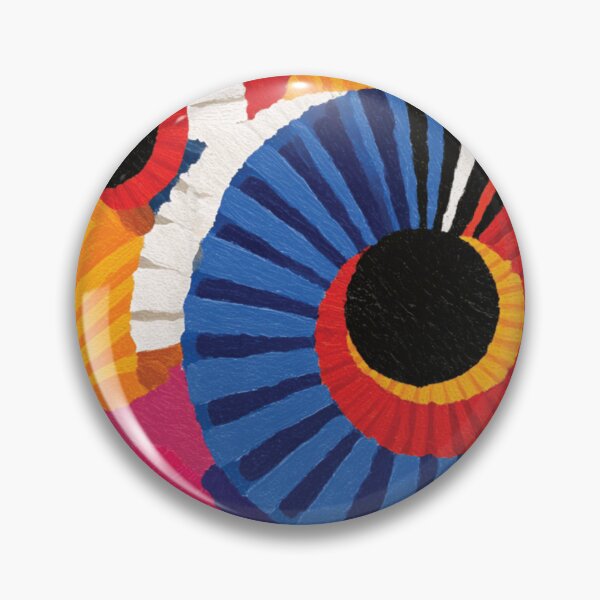 Item preview, Vibrant Hand-Painted Abstract Fan Pattern designed and sold by DGtaLrtcom.