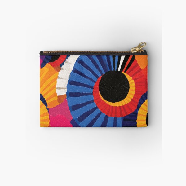 Item preview, Vibrant Hand-Painted Abstract Fan Pattern designed and sold by DGtaLrtcom.
