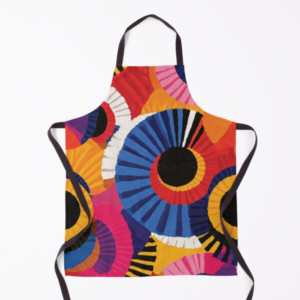 Item preview, Vibrant Hand-Painted Abstract Fan Pattern designed and sold by DGtaLrtcom.