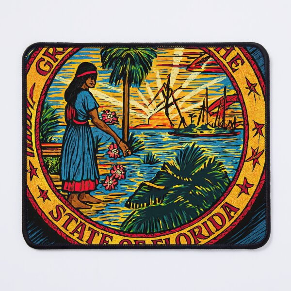 Item preview, Florida state | Comics stylCartoone -  designed and sold by ComicsFactory.