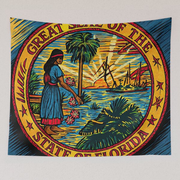 Item preview, Florida state | Comics stylCartoone -  designed and sold by ComicsFactory.