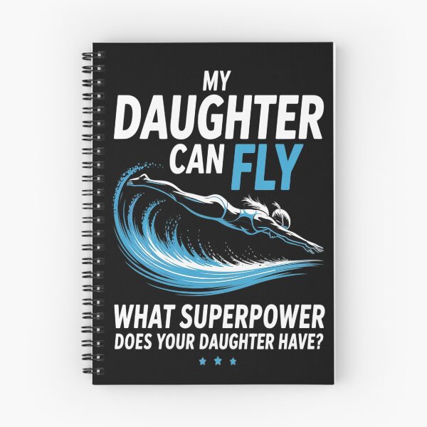 Item preview, My Daughter Can Fly Superpower Mom Dad Swim Team Parent designed and sold by orlodrake.