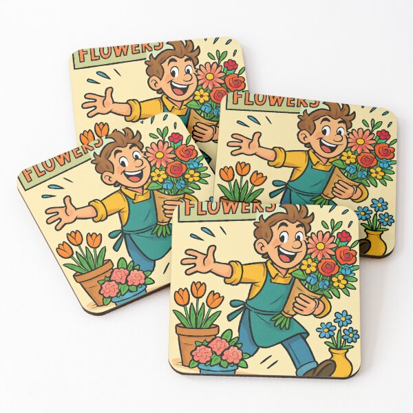 Item preview, Florist | Comics stylCartoone -  designed and sold by ComicsFactory.