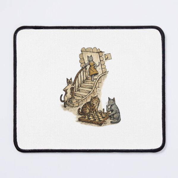 Item preview, classic scene playing chess designed and sold by ARTGENERATESART.