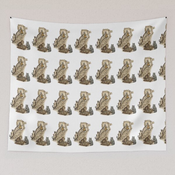 Item preview, classic scene playing chess designed and sold by ARTGENERATESART.