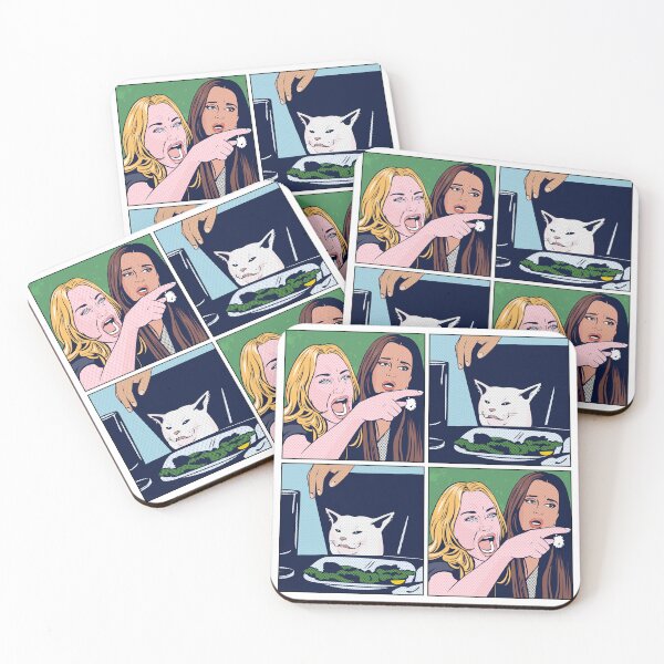 Item preview, Woman yelling at a cat meme in Pop art style designed and sold by Zummi.