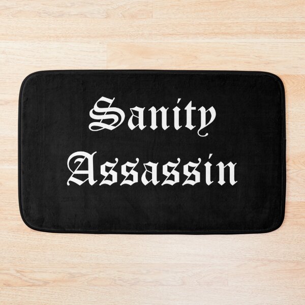 Item preview, Sanity Assassin Gothic Typography – Bauhaus Song Tribute designed and sold by simpledarkwavewisdom.