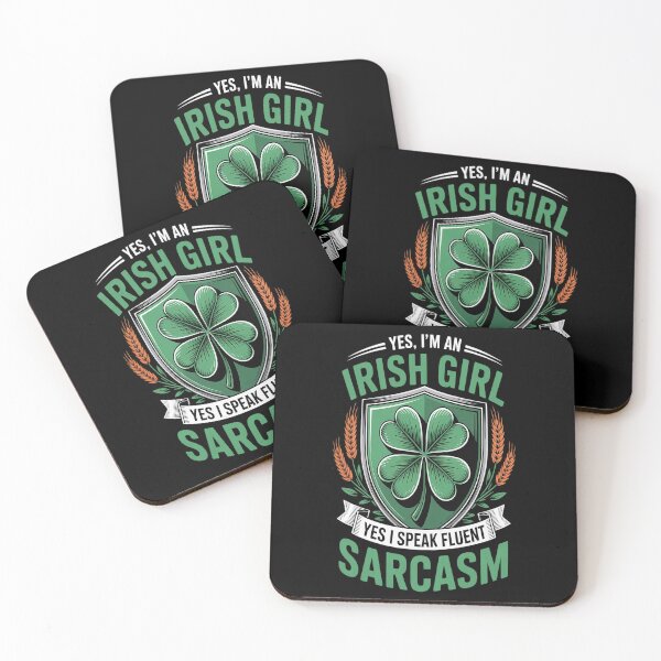 Item preview, I'm an Irish Girl I Speak Fluent Sarcasm designed and sold by TeamLequid.