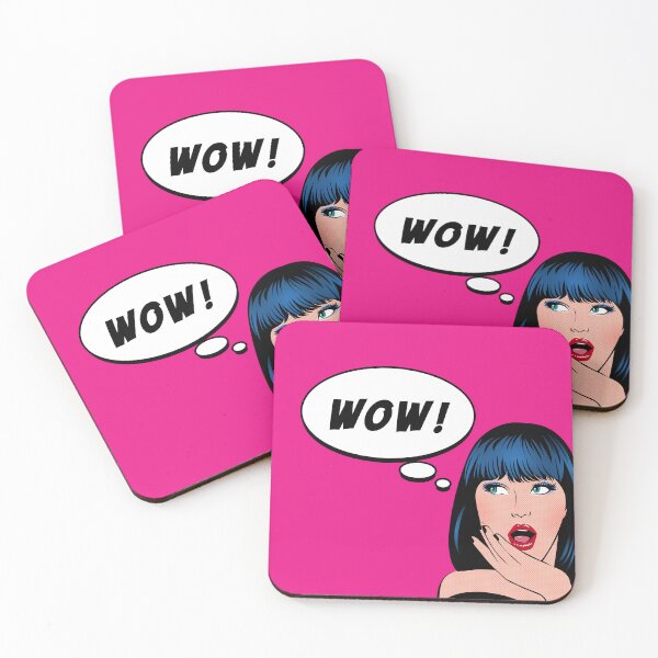 Item preview, Pop Art Wow girl designed and sold by Zummi.