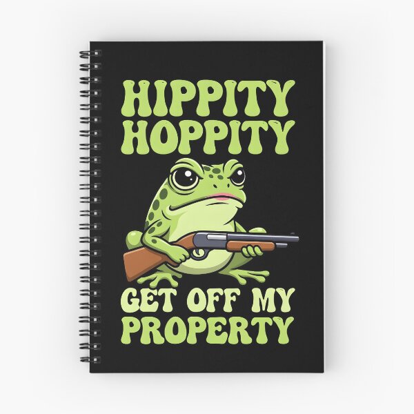 Item preview, Hippity Hoppity Get Off My Property Frog designed and sold by dudelinart.