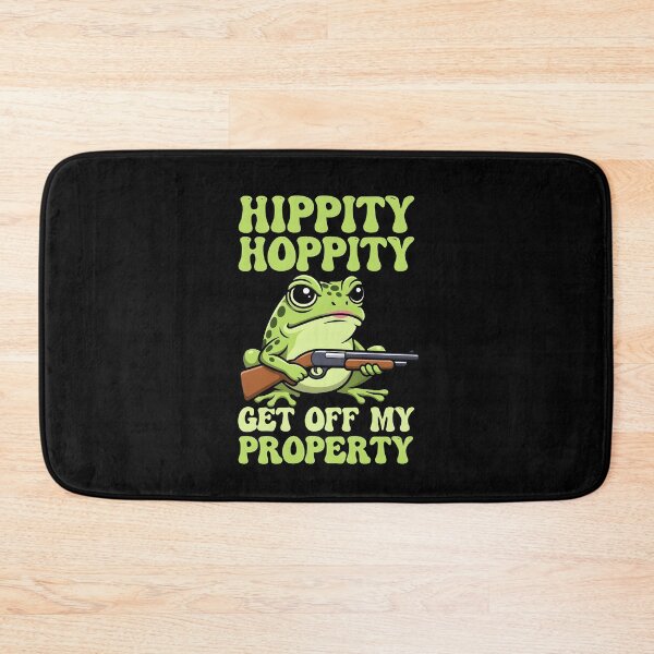 Item preview, Hippity Hoppity Get Off My Property Frog designed and sold by dudelinart.