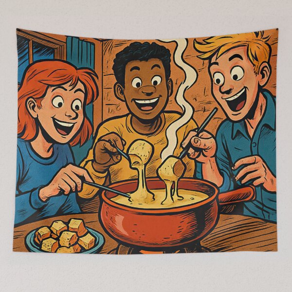 Item preview, Fondue | Comics stylCartoone -  designed and sold by ComicsFactory.