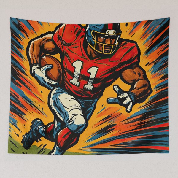 Item preview, Football player | Comics stylCartoone -  designed and sold by ComicsFactory.