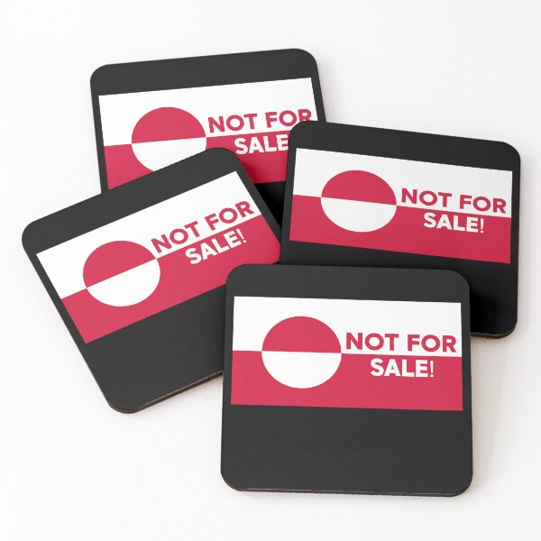 Item preview, Greenland Is Not for Sale - Greenland Flag designed and sold by PixVib.