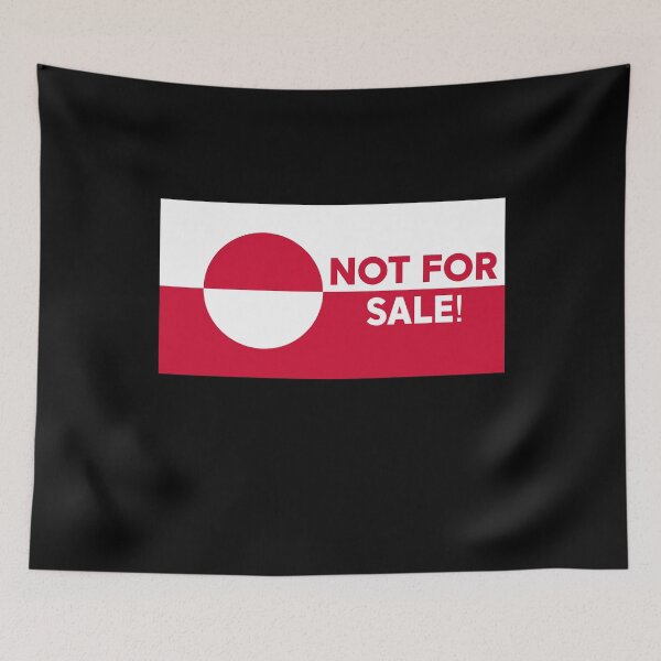 Item preview, Greenland Is Not for Sale - Greenland Flag designed and sold by PixVib.