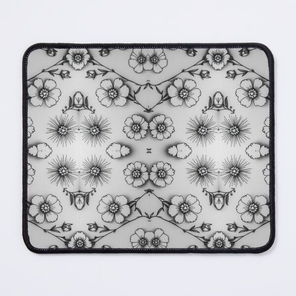 Item preview, Flower Motif  Black & White designed and sold by SacredTemple888.