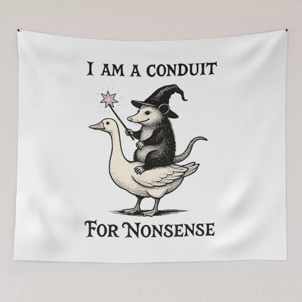 Item preview, I'm A Conduit For Nonsense Funny Opossum Meme Humor Boy Girl , Opossum Gift For Mom Dad Kids designed and sold by Opossum GIFT ★★★★★.