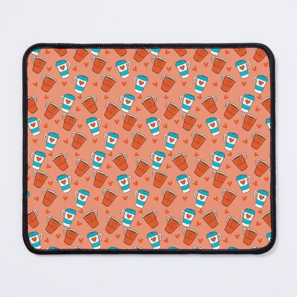 Item preview, VALENTINES LOVE COFFEE MIDCENTURY MODERN PATTERN designed and sold by Sycorax Studio.