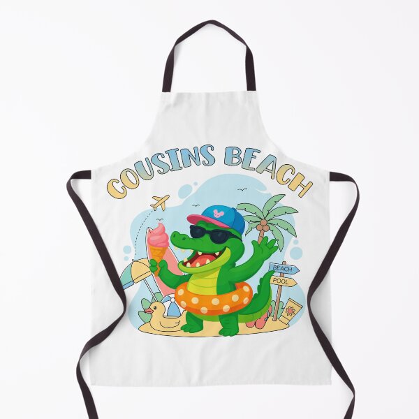 Item preview, Cousins Beach Funny Crocodile Design | Cute Summer Vacation Cartoon With Sunglasses designed and sold by PixelWaveBD.