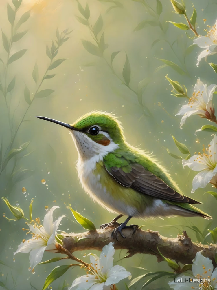 Thumbnail 4 of 4, iPhone Case, Hummingbird – First Light Kin | Gentle Beginnings designed and sold by LaLi-Designs.