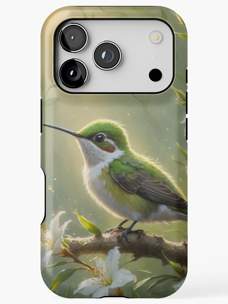 Thumbnail 1 of 4, iPhone Case, Hummingbird – First Light Kin | Gentle Beginnings designed and sold by LaLi-Designs.