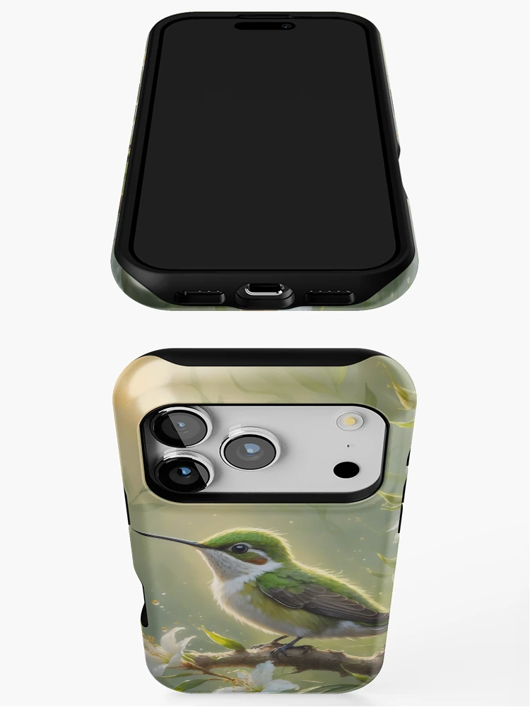 Thumbnail 3 of 4, iPhone Case, Hummingbird – First Light Kin | Gentle Beginnings designed and sold by LaLi-Designs.