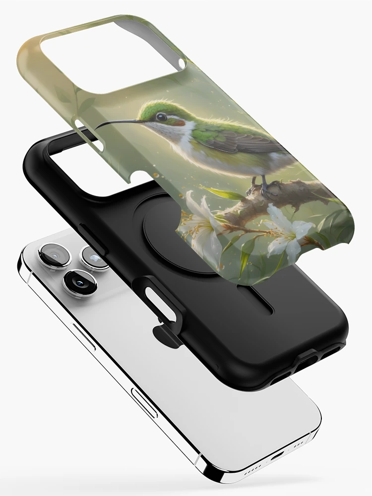 Thumbnail 2 of 4, iPhone Case, Hummingbird – First Light Kin | Gentle Beginnings designed and sold by LaLi-Designs.