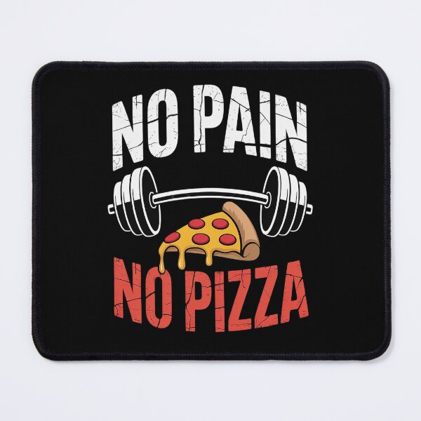 Item preview, No Pain No Pizza Gym Motivation Quote designed and sold by orlodrake.