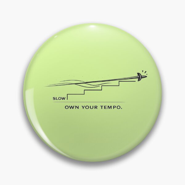 Item preview, Own Your Tempo – Fencing Tempo Ladder Minimal Graphic designed and sold by ChillCharmStudio.