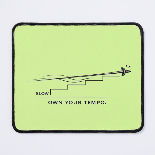 Item preview, Own Your Tempo – Fencing Tempo Ladder Minimal Graphic designed and sold by ChillCharmStudio.