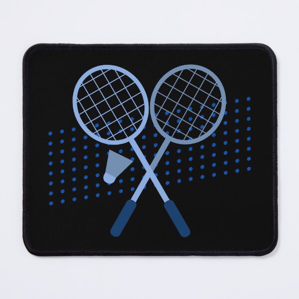 Item preview, Crossed Badminton Rackets with Shuttlecock designed and sold by LoudVictory.
