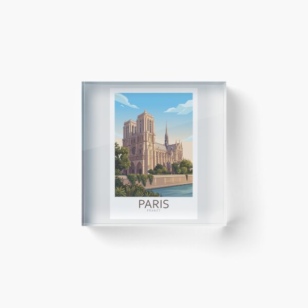 Item preview, Paris France Notre Dame Cathedral - Travel Art designed and sold by Marciolini.
