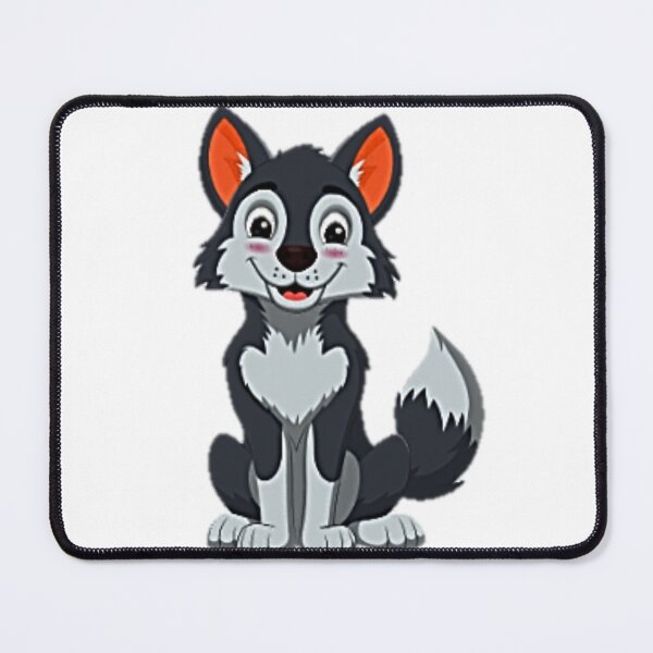 Item preview, Cute Cartoon Wolf designed and sold by NoxLand.
