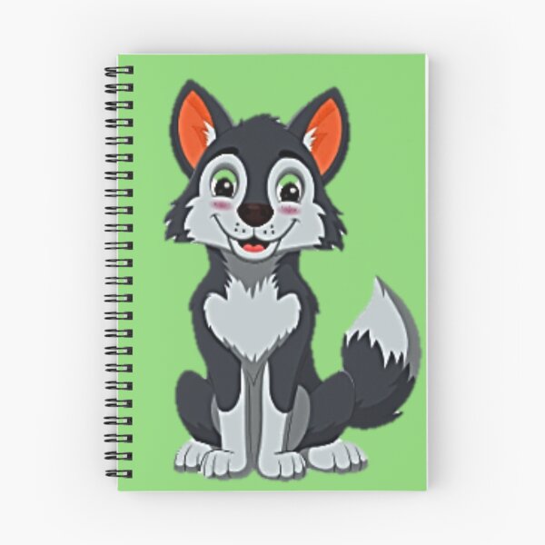 Item preview, Cute Cartoon Wolf designed and sold by NoxLand.
