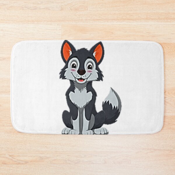 Item preview, Cute Cartoon Wolf designed and sold by NoxLand.