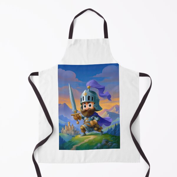 Item preview, Funny Cartoon Knight with Purple Plume designed and sold by Piotrek0001.