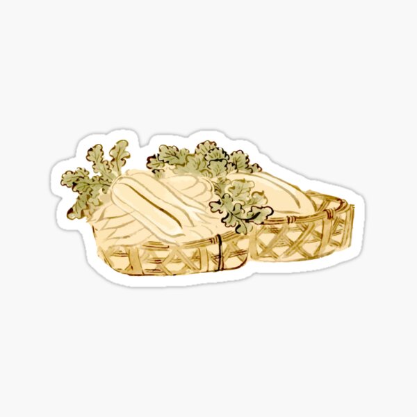 Japan Ukiyoe white radish Sticker