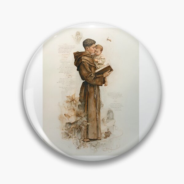 Item preview, St. Anthony of Padua Holding Child designed and sold by Oldetimemercan.