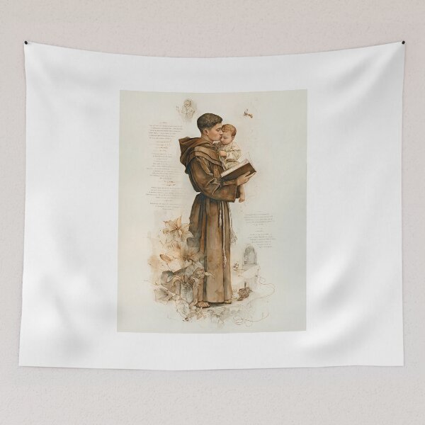 Item preview, St. Anthony of Padua Holding Child designed and sold by Oldetimemercan.
