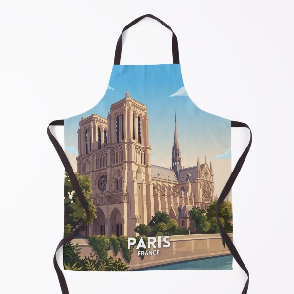 Item preview, Paris France Notre Dame Cathedral - Travel art designed and sold by Marciolini.