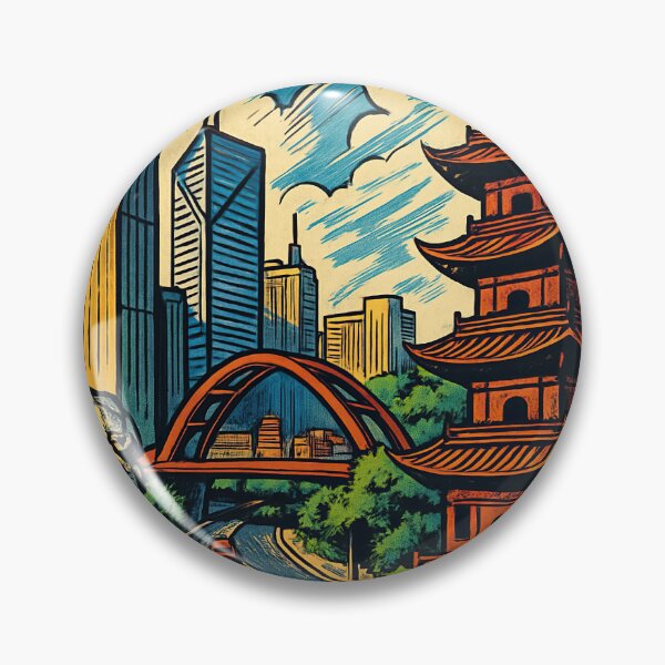 Item preview, Foshan, city | Comics stylCartoone -  designed and sold by ComicsFactory.