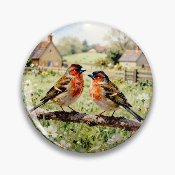 Item preview, Colorful Finch in Blooming Countryside #9 designed and sold by Helios Be. Lavsh.