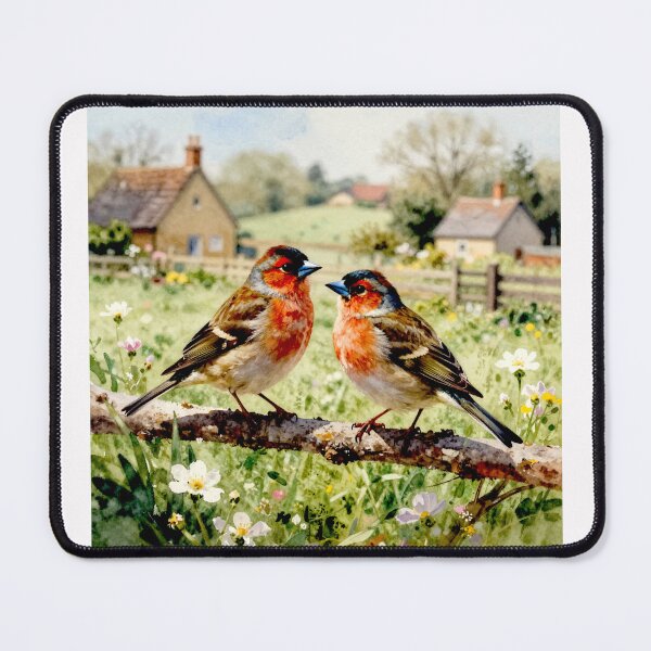 Item preview, Colorful Finch in Blooming Countryside #9 designed and sold by Helios Be. Lavsh.